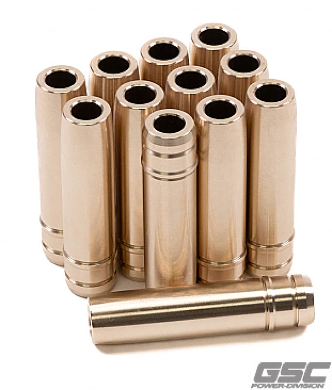 GSC Power Division — GSC P-D Nissan VR30DDTT Manganese Bronze Stopper Exhaust Valve Guide +.001in Oversize OD - Single