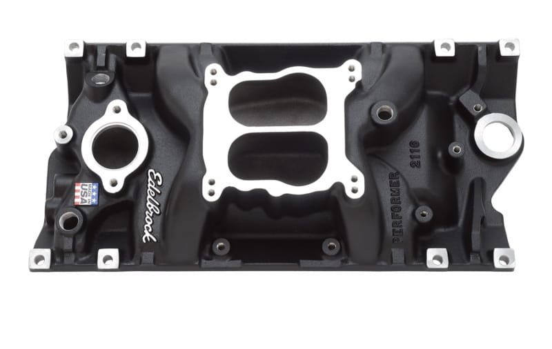 Edelbrock — Edelbrock Intake SBC Performer Vortec Black
MANIFOLD