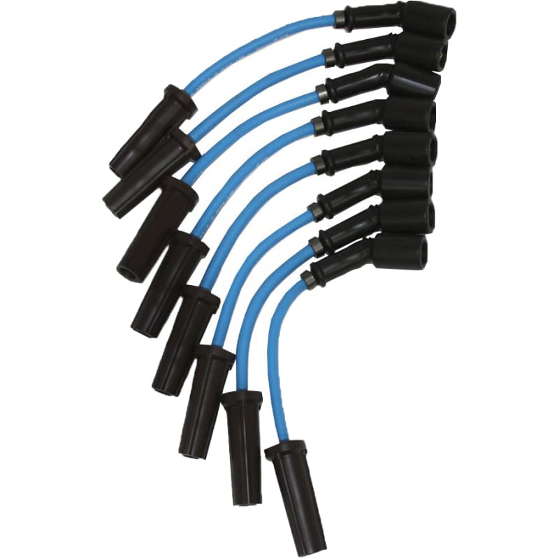 Granatelli Motor Sports — Granatelli 14-23 GM LT1 6.2L Straight Boot Hi-Perf Coil-Near-Plug Ignition Wire Connector Kit - Blue
Spark Plug Wire