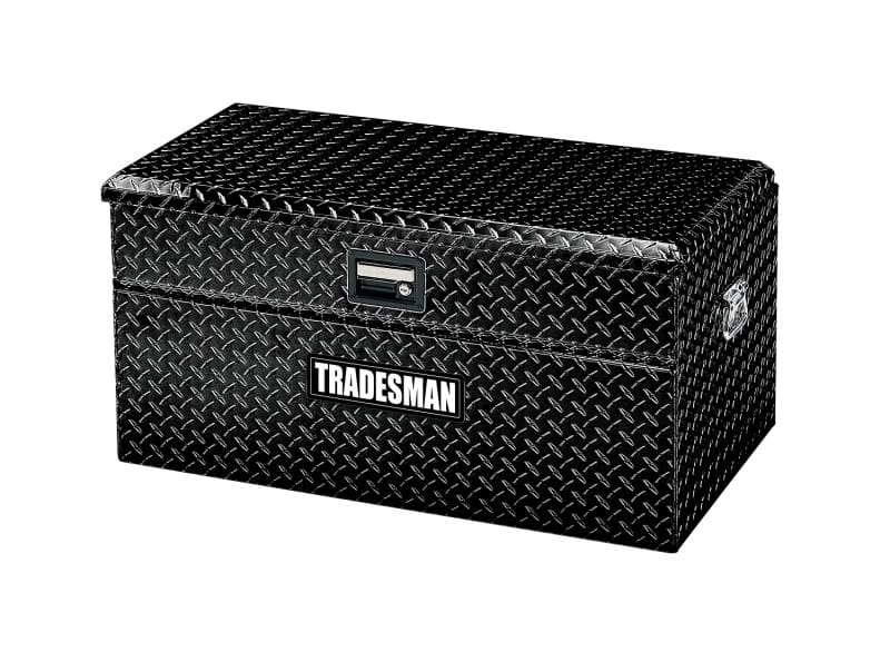 Tradesman — Tradesman Aluminum Flush Mount Truck Tool Box Full/Wide (48in.) - Black