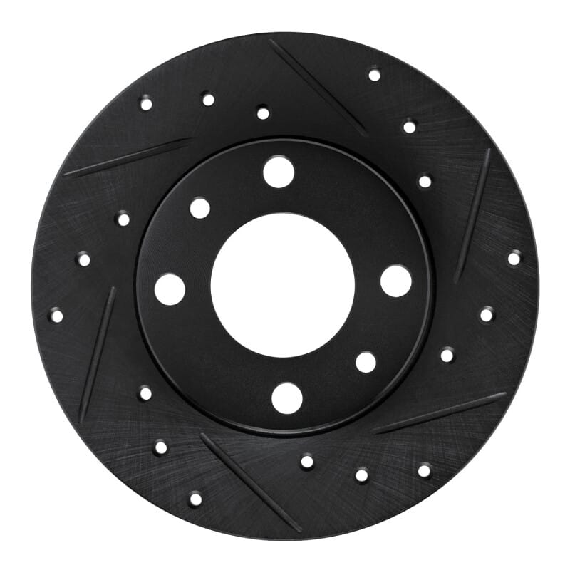 R1 Concepts — R1 66-92 Bertone X-1/9 Rear Right Front Right Drilled & Slotted Black Brake Rotor
R1 Brake Rotor Drill
