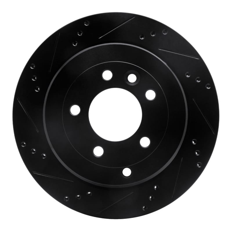 R1 Concepts — R1 05-07 Land Rover LR3 Rear Left Drilled & Slotted Black Brake Rotor
R1 Brake Rotor Drill