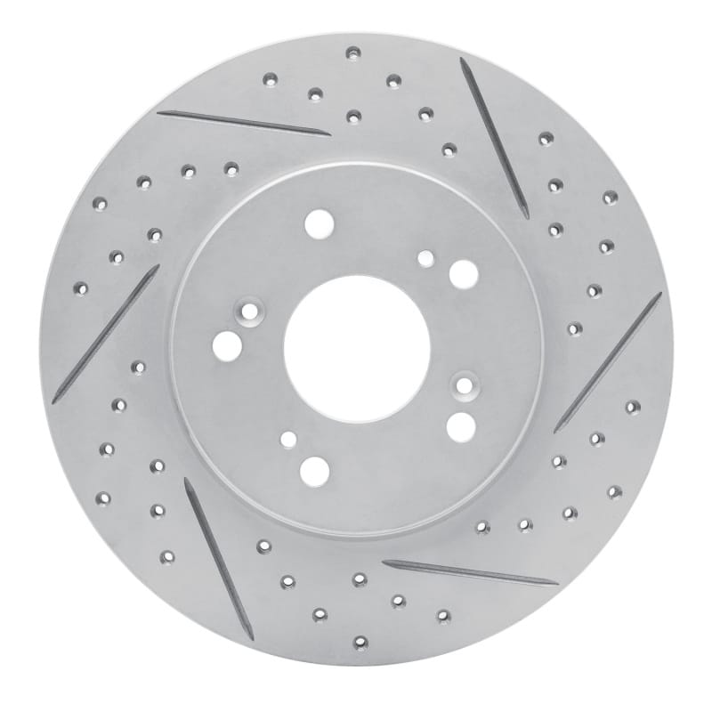 R1 Concepts — R1 91-96 Acura Nsx Rear Right Drilled & Slotted Geo-Carbon Rotor