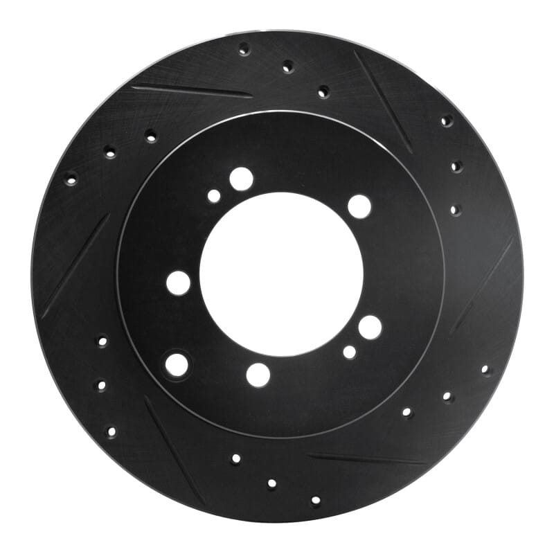R1 Concepts — R1 94-95 Eagle TALON Rear Right Drilled & Slotted Black Brake Rotor
R1 Brake Rotor Drill