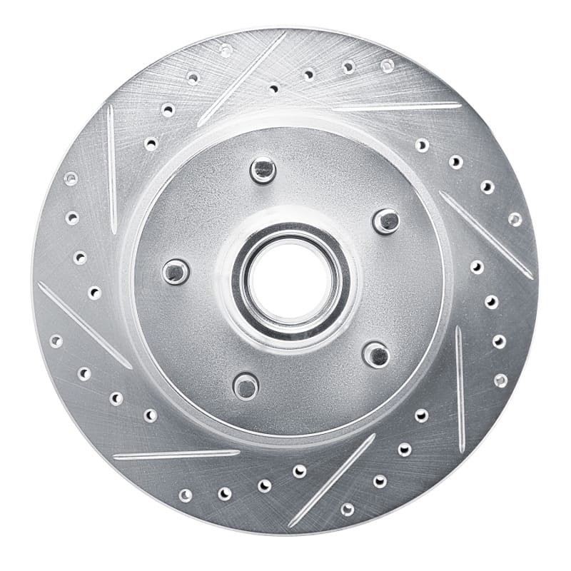 R1 Concepts — R1 90-90 Cadillac BROUGHAM Front Left Drilled & Slotted Silver Brake Rotor
R1 Brake Rotor Drill