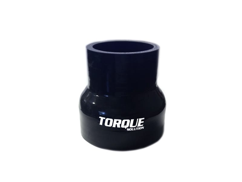 Torque Solution — Torque Solution Transition Silicone Coupler: 2 inch to 2.75 inch Black Universal