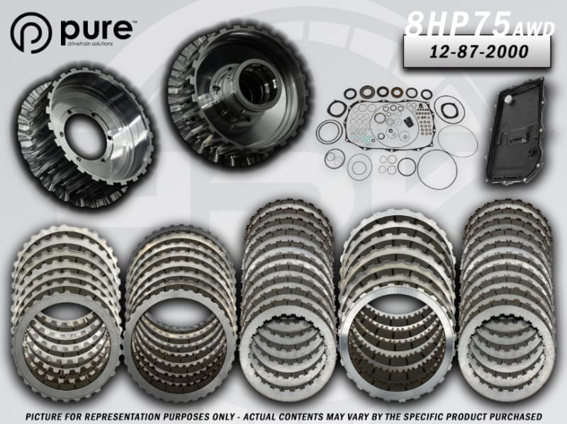 Pure Drivetrain Solutions — Pure Drivetrain 8HP75 High Performance Transmission Hard Parts Kit - AWD - Stage 2