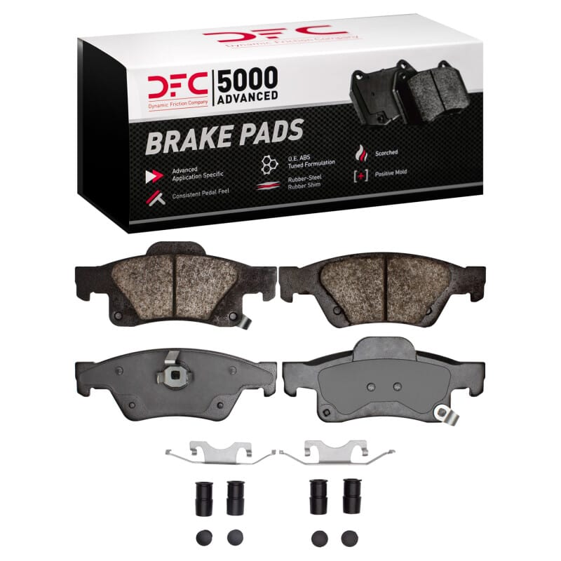DFC — DFC 11-25 Dodge Durango Rear 5000 Advanced Ceramic Brake Pads and Hardware Kit
DFC Brake Pad Set