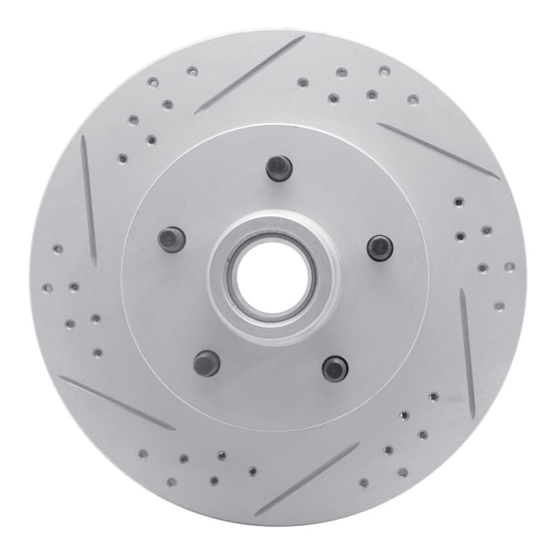 R1 Concepts — R1 69-96 Buick Estate Wagon Front Right Drilled & Slotted Geo-Carbon Rotor