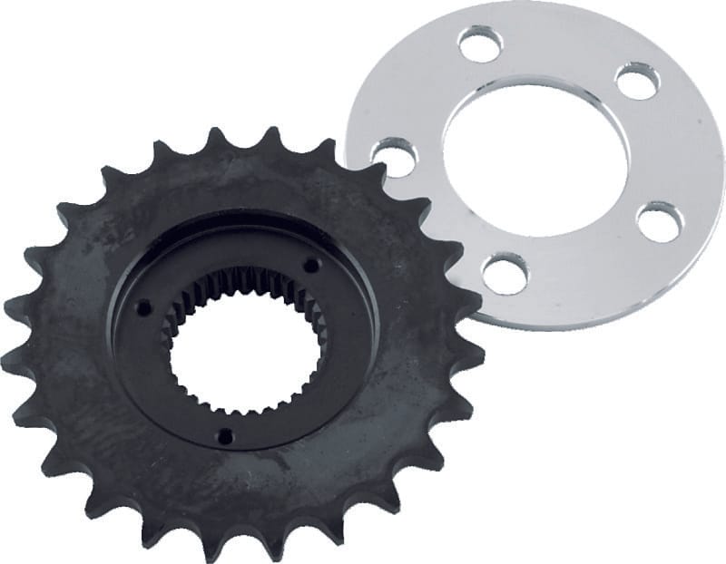 TwinPower — Twin Power 5 Speed Big Twin 24T Offset Sprocket Kit .282 Offset W/.197 Rear Sprocket Spacer