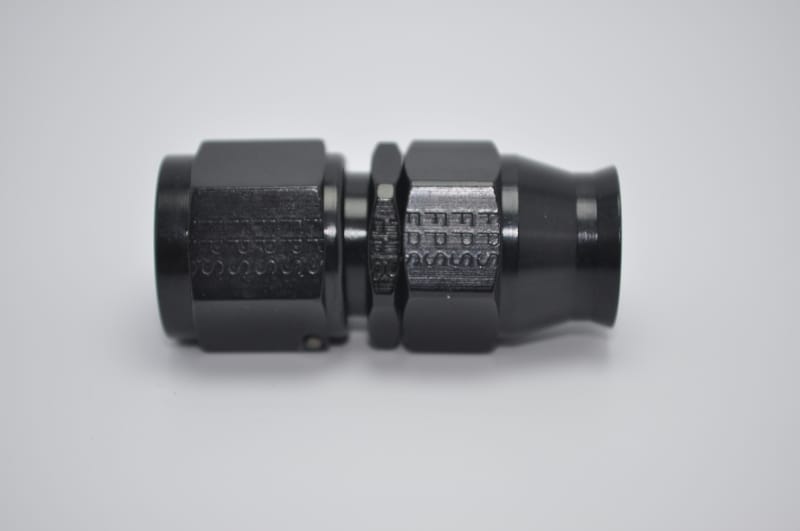 Fragola — Fragola -12AN Real Street Straight Hose End Black For PTFE Hose