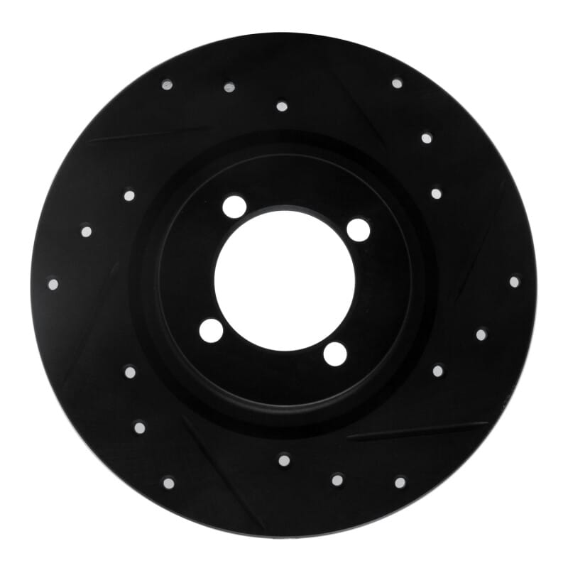R1 Concepts — R1 67-76 BMW 1600 Front Right Drilled & Slotted Black Brake Rotor
R1 Brake Rotor Drill