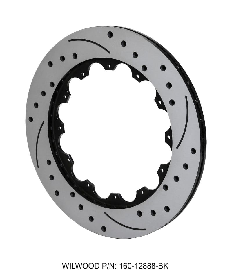 Wilwood — Wilwood Rotor-SRP36 Iron-RH-BLK-Drill 14.00 x .760 - 12 on 8.75in
BRAKE ROTOR