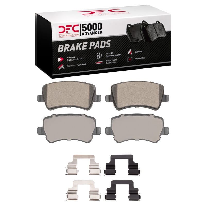 DFC — DFC 07-18 Volvo XC60/S60/S80/V60 Rear 5000 Advanced Ceramic Brake Pads and Hardware Kit
DFC Brake Pad Set