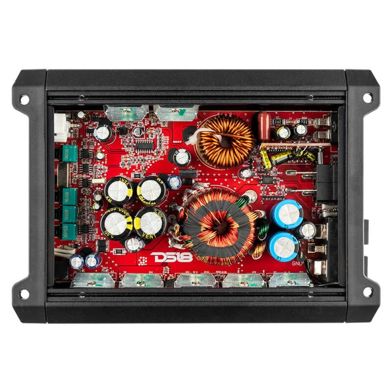 DS18 — DS18 1-Channel SXE Amplifier Class D 800/1ohm 600/2ohm 300/4ohm Watts RMS- Red