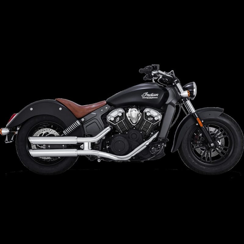 Vance and Hines — Vance & Hines 15-20 Indian Scout/Bobber Twin Slash 3in PCX Slip-On Exhaust
