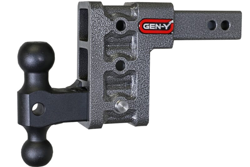 GEN-Y Hitch — Gen-Y Mega Duty 2in Shank 5in Drop 2K TW 16K Hitch w/GH-051 Dual-Ball
Drop Hitch