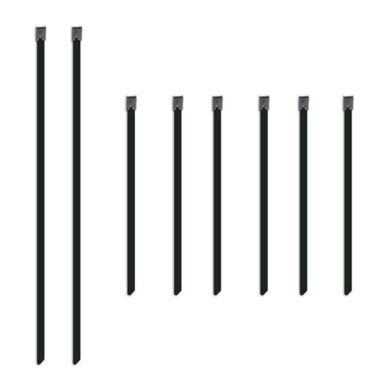 Mishimoto — Mishimoto Set of Six 6in & Two 14in Stainless Steel Locking Ties
Exhaust Sys Wrap Kit