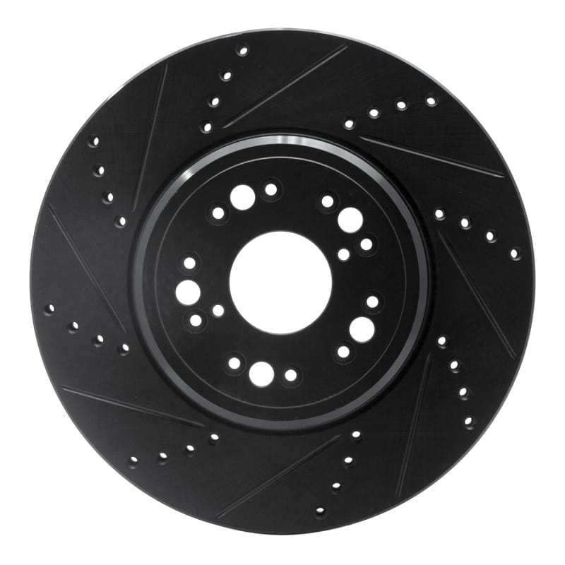 R1 Concepts — R1 95-00 Lexus LS400 Front Left Drilled & Slotted Black Brake Rotor
R1 Brake Rotor Drill