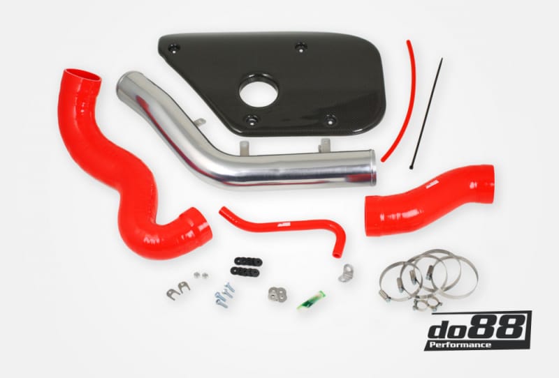 do88 — do88 Volvo S60 V60 V70 T6 Inlet Pipe Red Hoses Carbon fiber cover