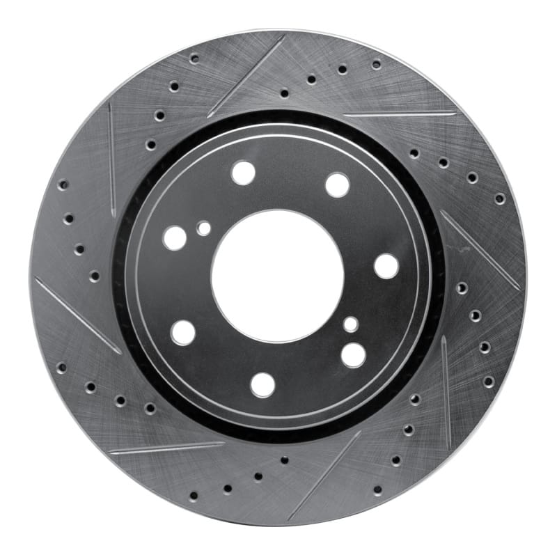 R1 Concepts — R1 10-14 Ford F-150 4WD Front Left Drilled & Slotted Silver Brake Rotor
R1 Brake Rotor Drill