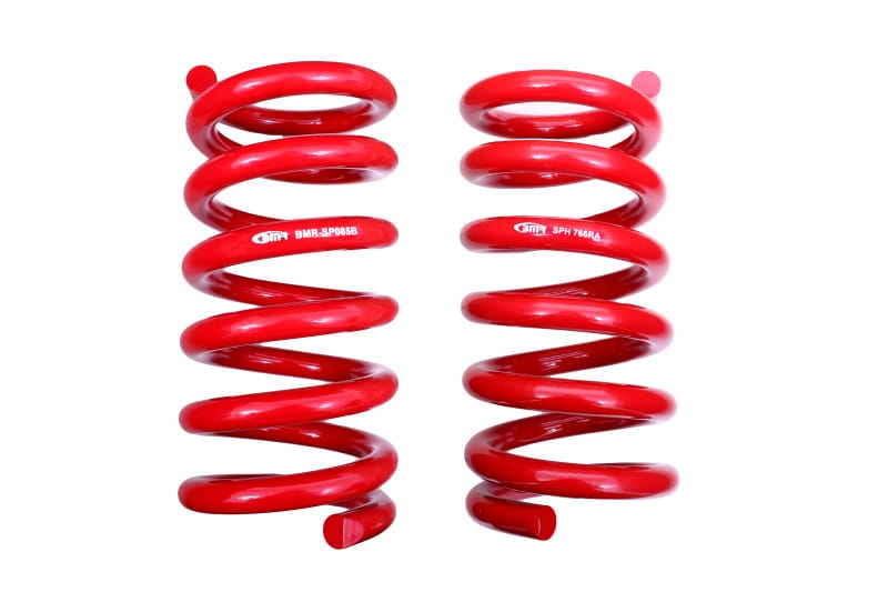 BMR Suspension — BMR 18-20 S550 Mustang GT MagneRide/15-20 GT350 Lowering Spring Set of Rear only - Red
Lowering Springs