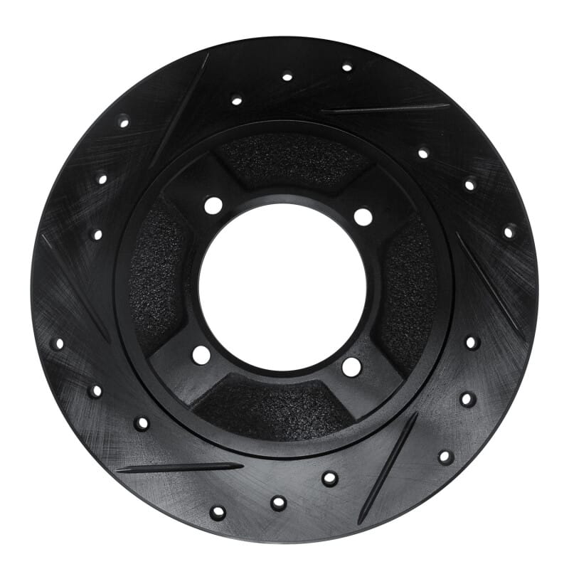 R1 Concepts — R1 82-86 Nissan SENTRA Front Left Drilled & Slotted Black Brake Rotor
R1 Brake Rotor Drill
