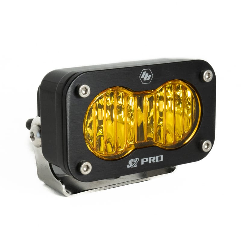 Baja Designs — Baja Designs S2 Pro Wide Cornering Pattern LED Light - Amber