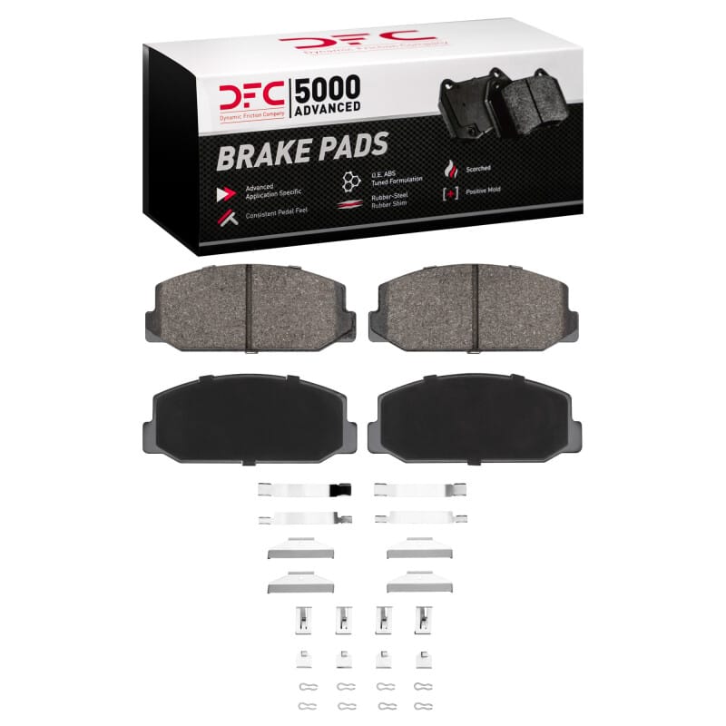 DFC — DFC 70-75 Toyota Carina Front 5000 Advanced Semi Metallic Brake Pads and Hardware Kit
DFC Brake Pad Set