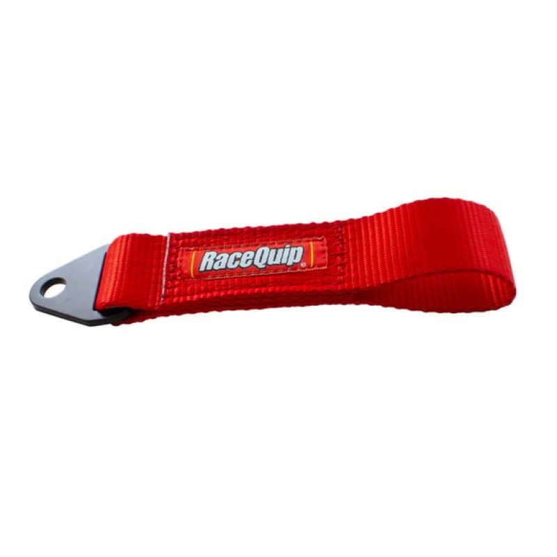 Racequip — RaceQuip Race Car Tow Hook Strap with Soft Eye Loop End / 12000 LB Rating
