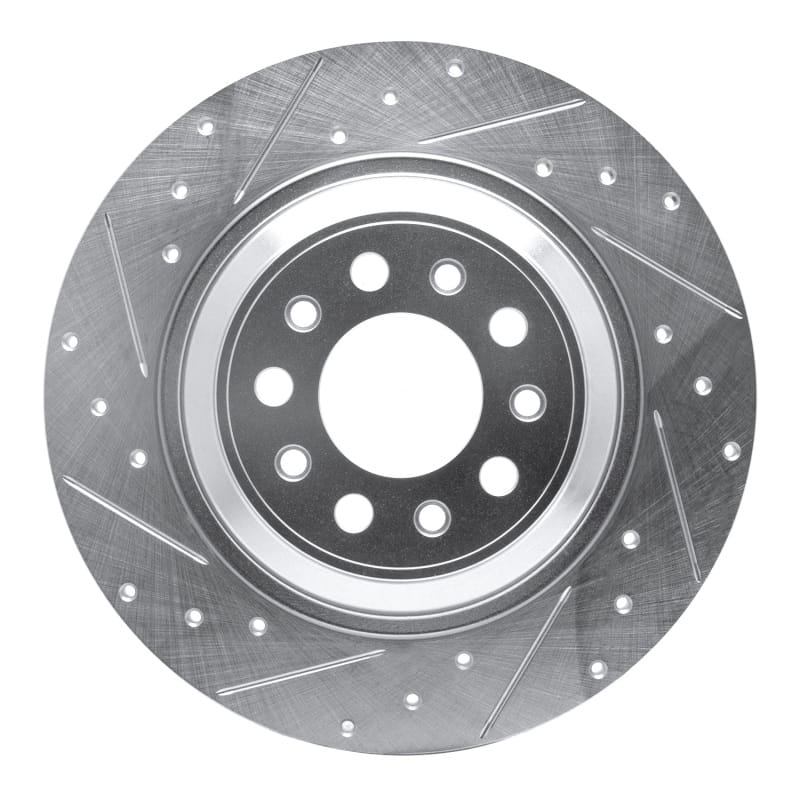 R1 Concepts — R1 14-23 Jeep Cherokee Rear Left Drilled & Slotted Silver Brake Rotor
R1 Brake Rotor Drill