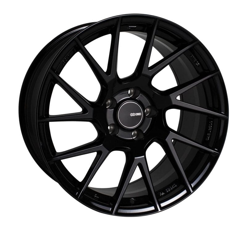 Enkei — Enkei TM7 18x8.0 5x114.3 35mm Offset 72.6mm Bore Gloss Black Wheel