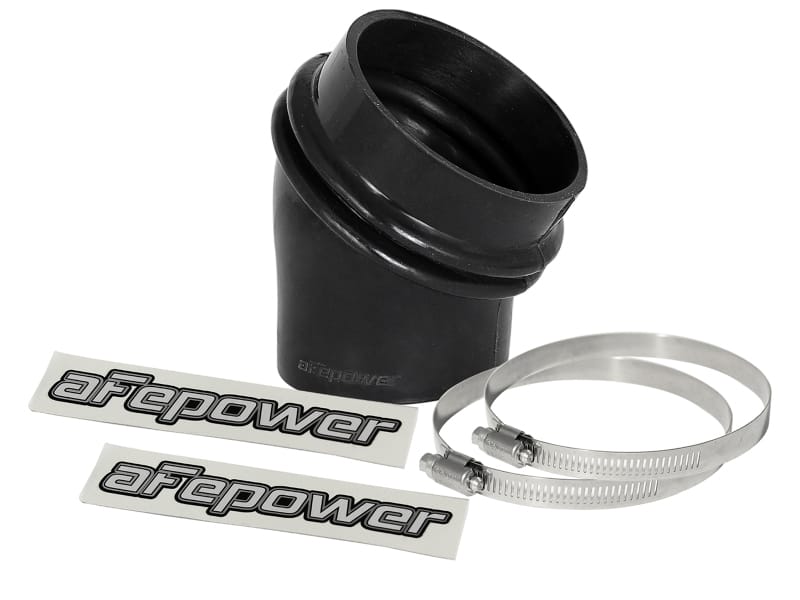 aFe — aFe Magnum FORCE Intake Coupling Kit (3 IN ID to 2-1/2 IN ID x 35 Deg.) Elbow Coupler - Black
Intake Coupling Kit