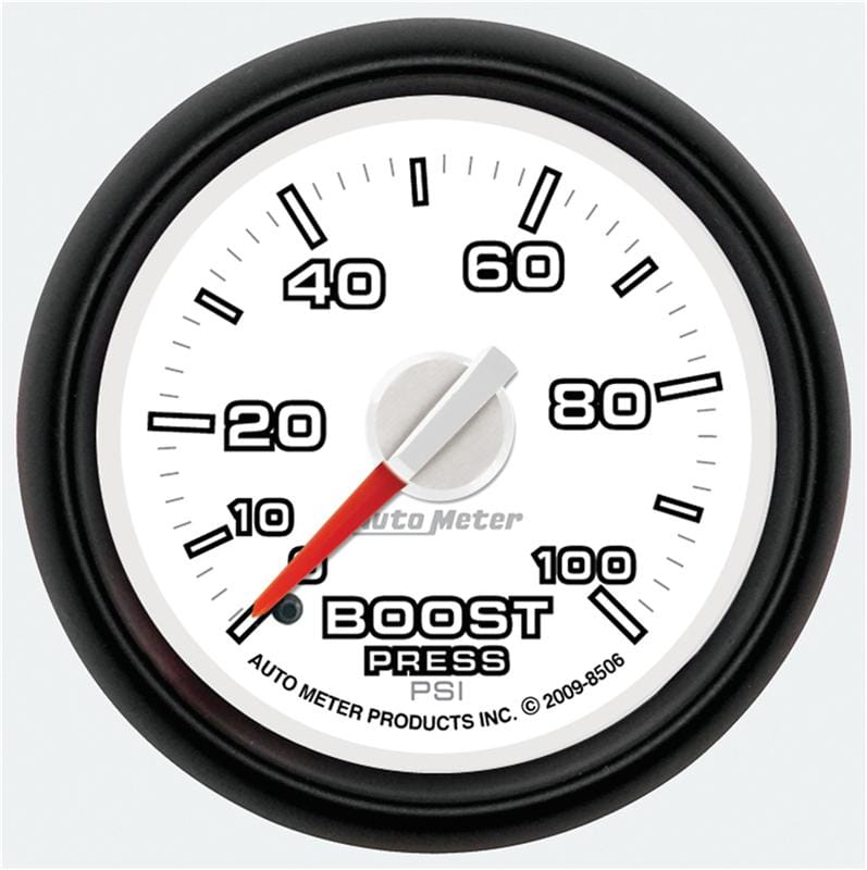 AutoMeter — GAUGE, BOOST, 2 1/16" , 100PSI, MECHANICAL, RAM GEN 3 FACTORY MATCH