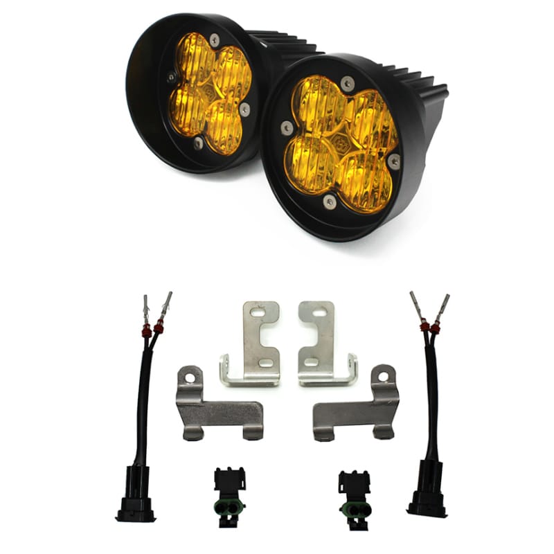 Baja Designs — Baja Designs 2012+ Rav4 Fog Pocket Kit Squadron Sport Amber Wide Cornering