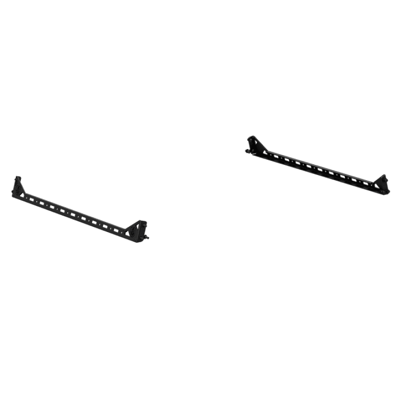 Road Armor — Road Armor TRECK Dual Lower 6-1/2ft Bed Accessory Rail Mounts - Tex Blk (Pair)
