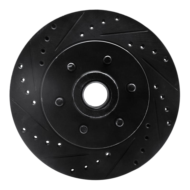 R1 Concepts — R1 91-96 Dodge Dakota RWD Front Left Drilled & Slotted Black Brake Rotor
R1 Brake Rotor Drill