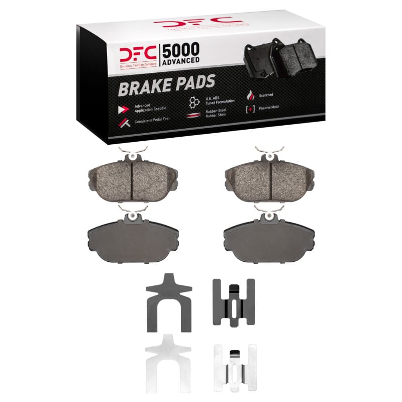 DFC — DFC 93-00 Ford Taurus (Excl SHO) Front 5000 Advanced Ceramic Brake Pads and Hardware Kit
DFC Brake Pad Set