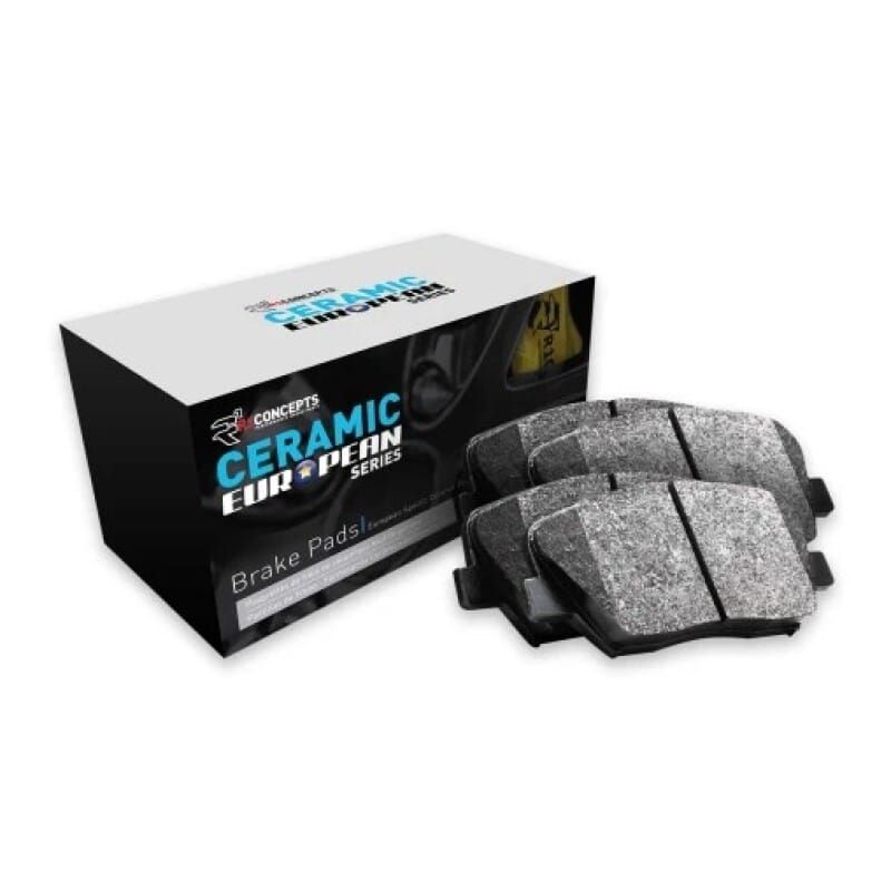 R1 Concepts — R1 14-24 Mini Cooper Countryman Rear Euro Ceramic Brake Pads and Hardware Kit