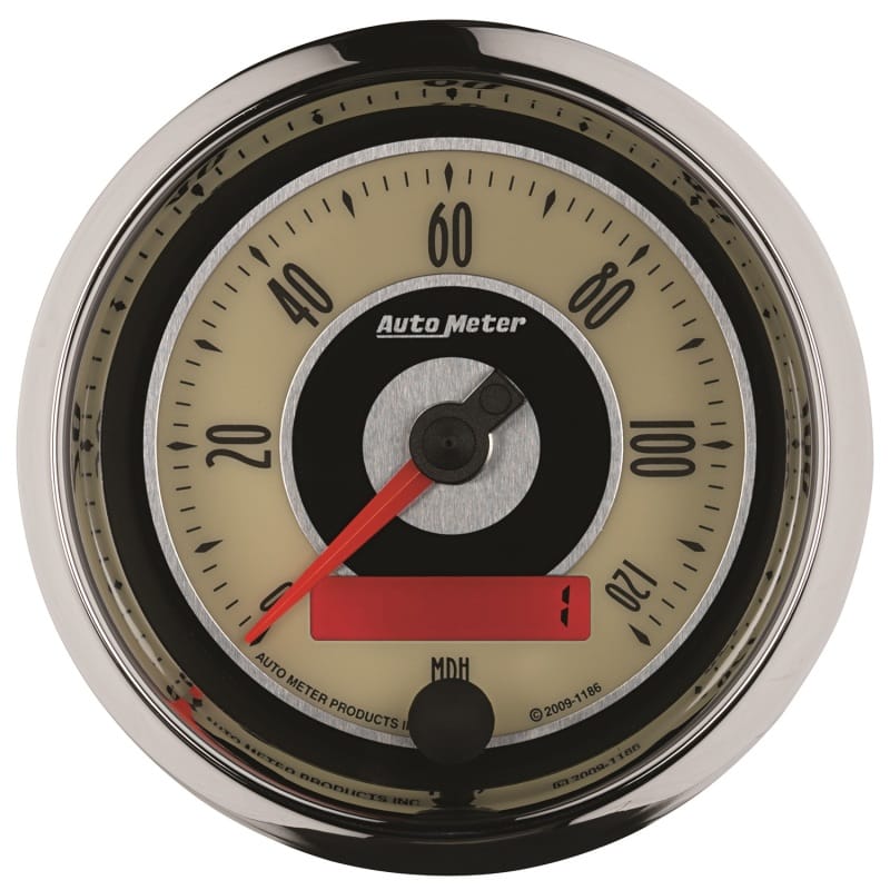 AutoMeter — AutoMeter Gauge Speedometer 3-3/8in. 120MPH Elec. Programmable Cruiser
GA 3.4" SPD ELEC CRU