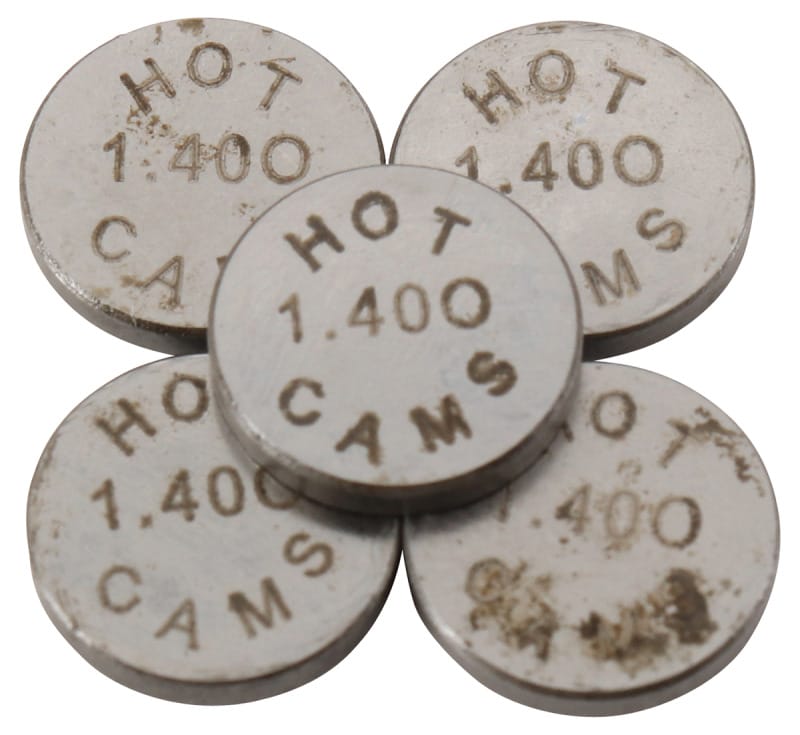Hot Cams — Hot Cams 04-08 400 DVX/02-16 CRF 450 R Shim Kits 1.400mm Thickness - 5 Pack