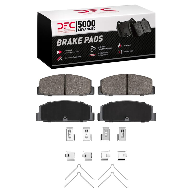 DFC — DFC 78-83 Dodge Challenger Rear 5000 Advanced Semi Metallic Brake Pads and Hardware Kit
DFC Brake Pad Set