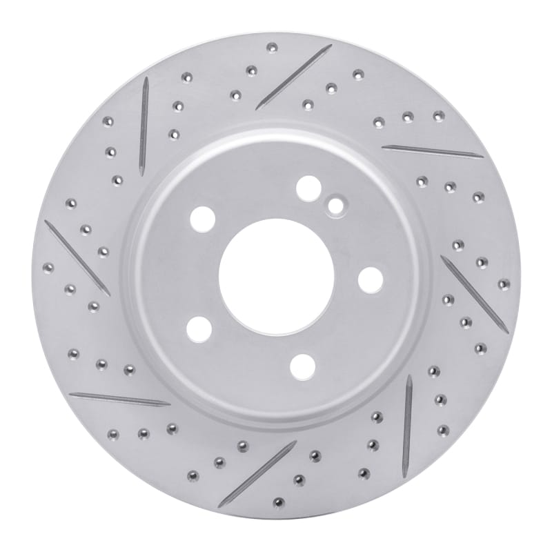 R1 Concepts — R1 15-23 Mercedes-Benz E350 Rear Left Drilled & Slotted Geo-Carbon Rotor