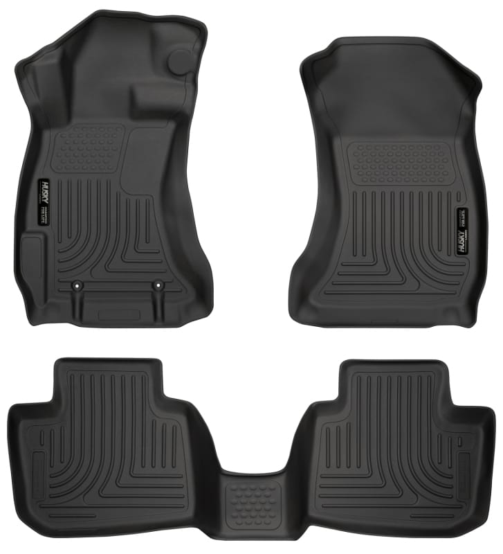 Husky Liners — Husky Liners Subaru 12-14 Impreza/2015 WRX/STi WeatherBeater Combo Front&2nd Row Black Floor Liners
Floor Liners