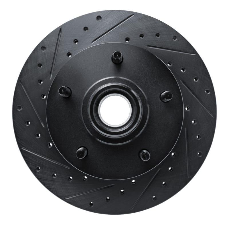 R1 Concepts — R1 94-01 Ford F-150 RWD Front Left Drilled & Slotted Black Brake Rotor
R1 Brake Rotor Drill