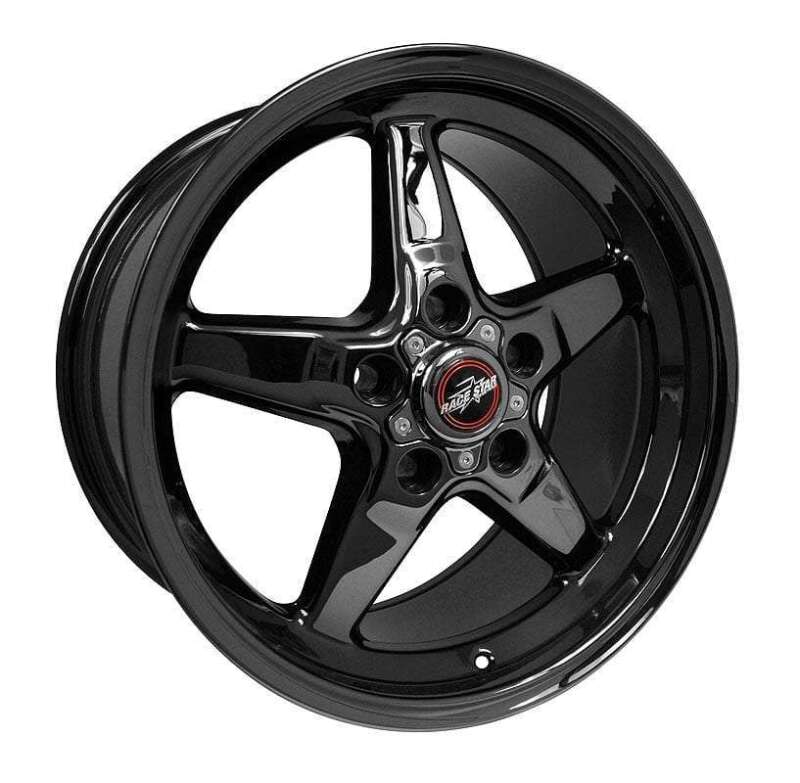 Race Star — Race Star 92 Drag Star 17x7.00 5x5.50bc 4.25bs ET6 Direct Drill Black Wheel
