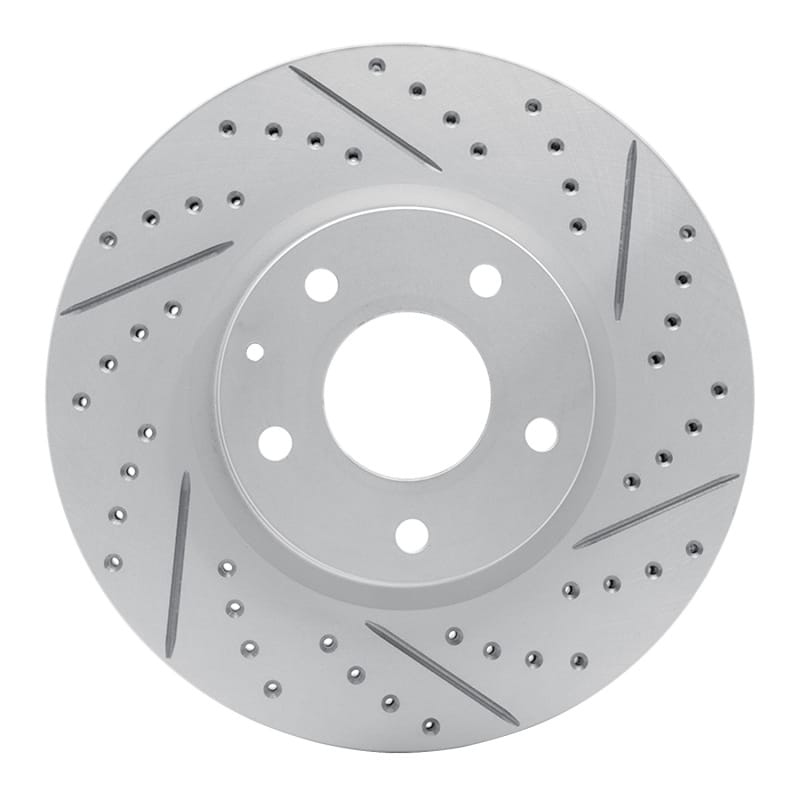R1 Concepts — R1 13-19 Mazda Cx-5 Front Right Drilled & Slotted Geo-Carbon Rotor