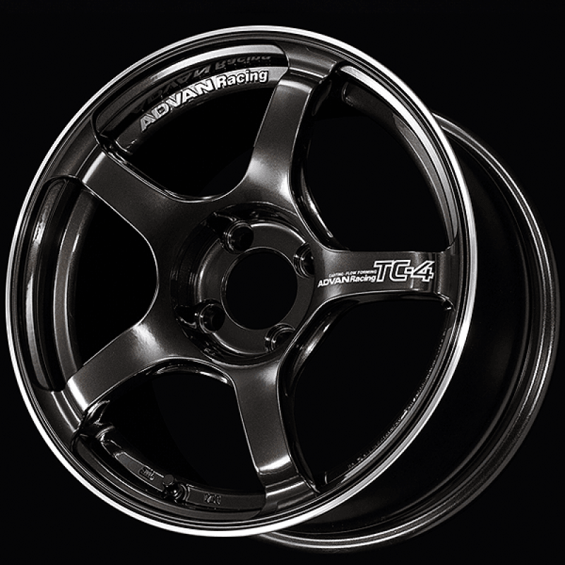 Advan — Advan TC4 16x7.5 / +35 Offset / 4x100 / 63mm Bore / Black Gunmetallic and Ring