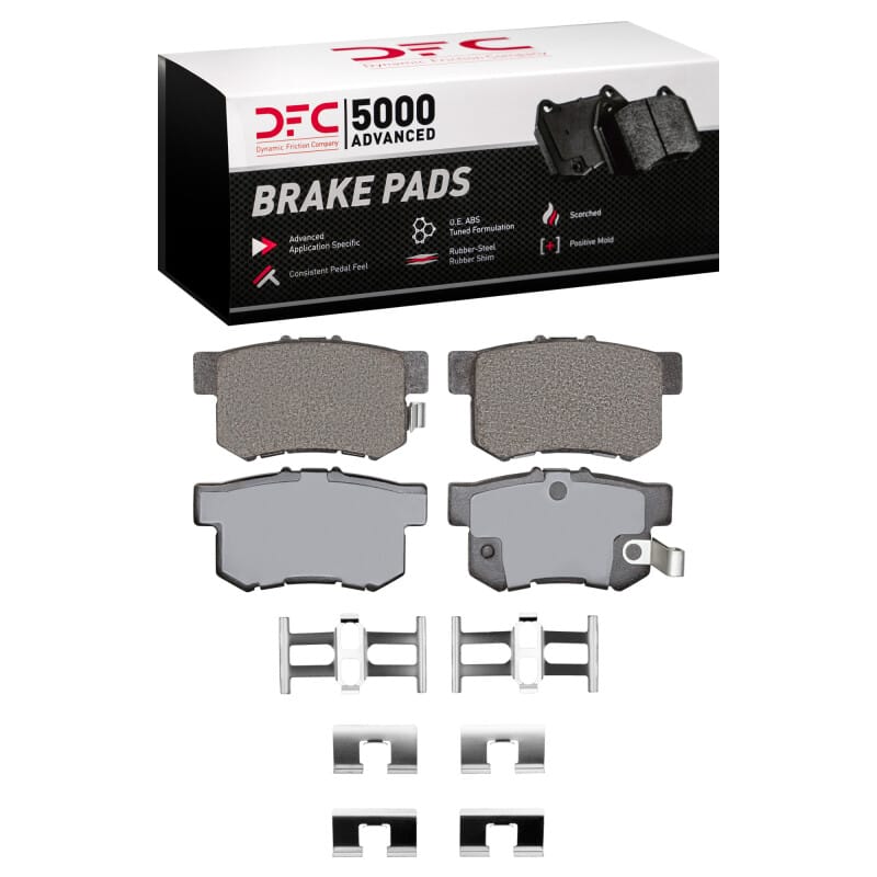 DFC — DFC 91-12 Acura LEGEND Rear 5000 Advanced Ceramic Brake Pads and Hardware Kit
DFC Brake Pad Set