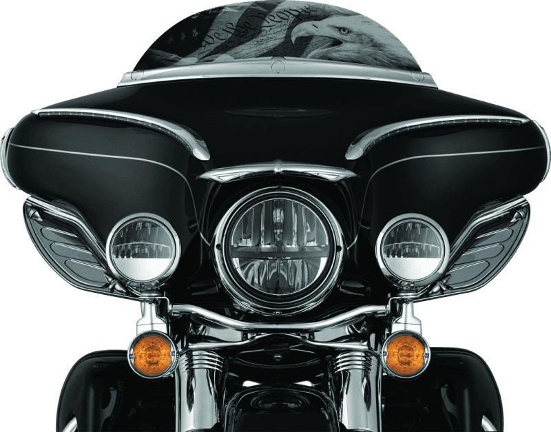 Kuryakyn — Kuryakyn Dragon Wing Air Deflectors Dark Smoke